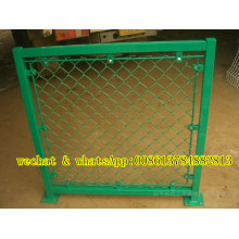 Green Color Chain Link Wire Mesh Fence